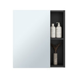 Gabinete de Baño Labelle Wengue 45x49.7cm Cuadrado con Espejo y con Tres Entrepaños