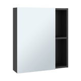 Gabinete de Baño Labelle Wengue 45x49.7cm Cuadrado con Espejo y con Tres Entrepaños