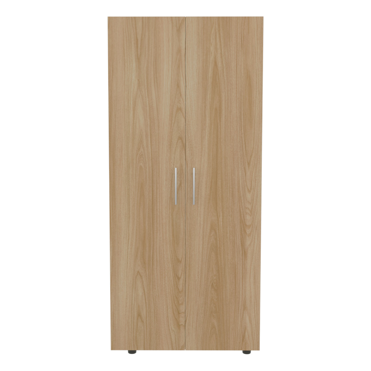 Closet Tera Fresno y Blanco 80x180cm sin Cajones con 3 Entrepaños
