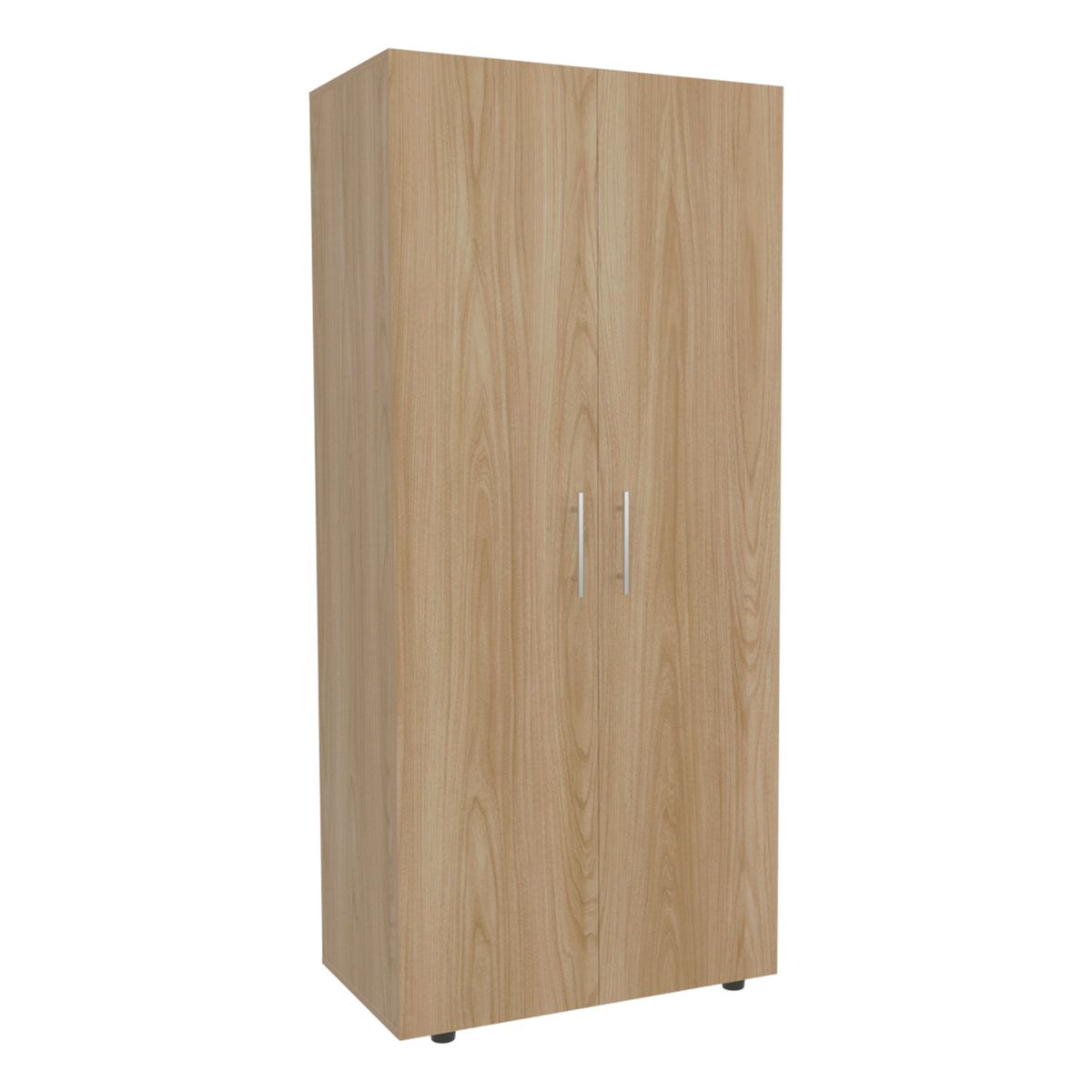 Closet Tera Fresno y Blanco 80x180cm sin Cajones con 3 Entrepaños