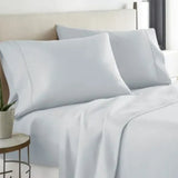 Combo Sábana y Funda de Almohada Blanco 160x190cm para Colchón Queen 160 X 190 Cm 200 Hilos Antifluido Fondo Entero