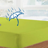 Protector de Colchón Respira Verde Pistacho 200x200cm Impermeable 200 Hilos para Colchón King 200 X 200 Cm