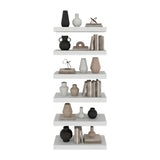 Repisa Shelf Blanco 45.1x3.8cm Flotante Rectangular