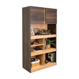 Biblioteca Ofice Habano 80.1x151.9cm con Seis Compartimientos y con Un Cajón