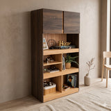 Biblioteca Ofice Habano 80.1x151.9cm con Seis Compartimientos y con Un Cajón