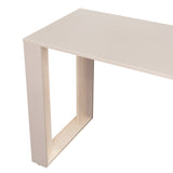 Escritorio Verlot Taupe Mallado 52x75cm con Dos Cajones y con Organizador de Libros