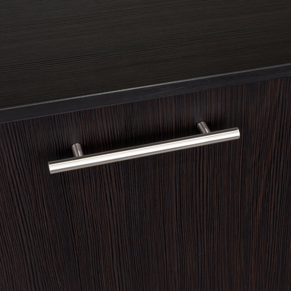 Isla de Cocina Ginger Wengue 150x90.6cm Con Seis Compartimientos