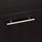Isla de Cocina Ginger Wengue 150x90.6cm Con Seis Compartimientos