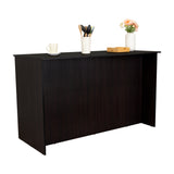 Isla de Cocina Ginger Wengue 150x90.6cm Con Seis Compartimientos