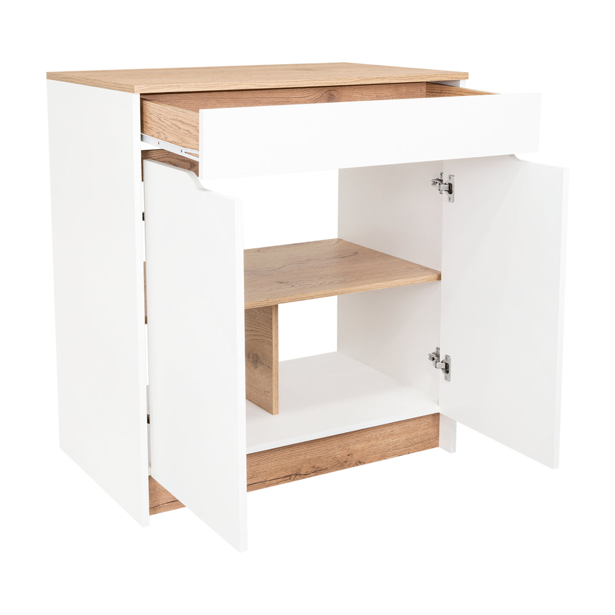 Mueble Inferior de Cocina Soler Blanco Moderno 52x89cm