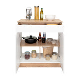 Mueble Inferior de Cocina Soler Blanco Moderno 52x89cm