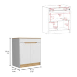 Mueble Inferior de Cocina Soler Blanco Moderno 52x89cm