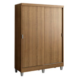 Closet Luke Marron 120x192cm con Dos Cajones y con Tres Entrepaños