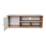 Rack de TV Noah Macadamia 120x44cm Para TV Hasta 50 Pulgadas con Un Cajón