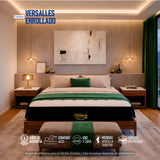 Colchón Enrollado Versalles Blanco Sencillo 100 X 190 Cm Medio Suave