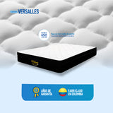 Colchón Versalles Blanco King 200 X 200 Cm Medio Suave
