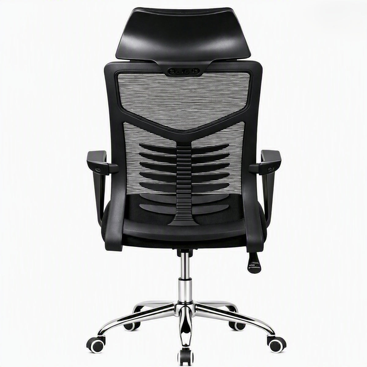 Silla de Oficina X57 Negro 57.5x111cm con Apoyabrazos con Soporte Lumbar y con Apoya Cabezas