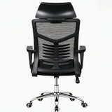 Silla de Oficina X57 Negro 57.5x111cm con Apoyabrazos con Soporte Lumbar y con Apoya Cabezas