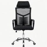 Silla de Oficina X57 Negro 57.5x111cm con Apoyabrazos con Soporte Lumbar y con Apoya Cabezas