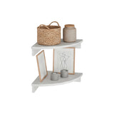 Set x 2 Repisas Shelf Blanco 30.5x30.5cm Triangular de Un Entrepaño