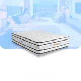 Colchón Pocket Infinity Blanco Sencillo 100 X 190 Cm Firme Doble Faz