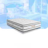 Colchón Pocket Infinity Blanco Doble 140 X 190 Cm Firme Doble Faz