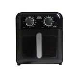 Freidora de Aire Home Elements Megafryer Classic Negro y Plata 33x30.2cm de 8 Litros