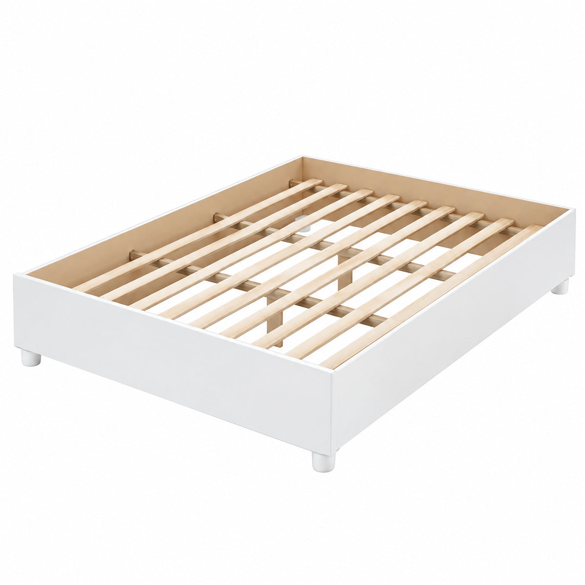 Cama Blanco 144x35cm para Colchón Doble 140 x 190 Cm