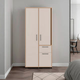 Closet Vance Fresno Europeo y Capri 80x180cm con Una Puertas y con Cuatro Entrepaños
