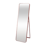 Espejo de Piso Oslo Cobre 45x160cm Rectangular con Marco Metálico