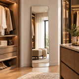 Espejo de Piso Oslo Plata 50x170cm Rectangular con Marco Metálico