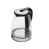 Hervidor Eléctrico de Agua Home Elements Blue Glass Plata 17x24cm de 2 Litros 1500 W con Apagado Automático