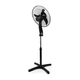 Ventilador de pedestal negro 2 en 1 con Tres Velocidades