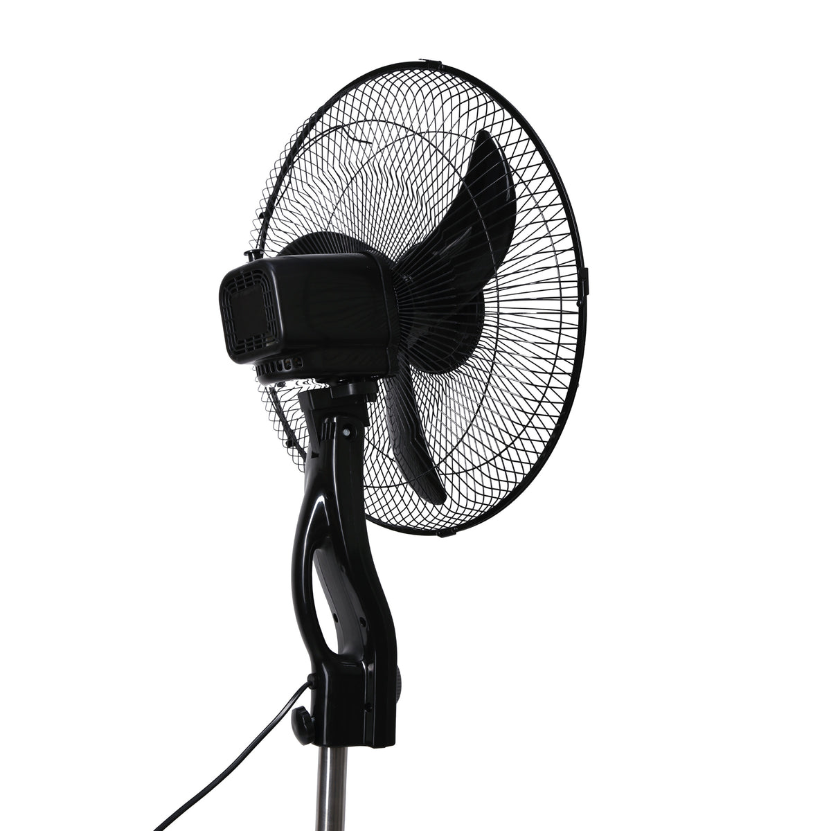 Ventilador de pedestal negro 2 en 1 con Tres Velocidades
