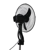 Ventilador de pedestal negro 2 en 1 con Tres Velocidades