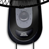 Ventilador de pared negro MaxiFlow 16 pulgadas 75 W con oscilación