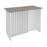 Barra de cocina blanca Cannolo en MDP 120x90 cm