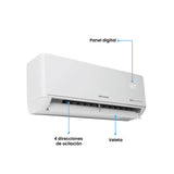 Aire acondicionado Challenger inverter blanco 115 V 12000 BTU 1160 W con temporizador