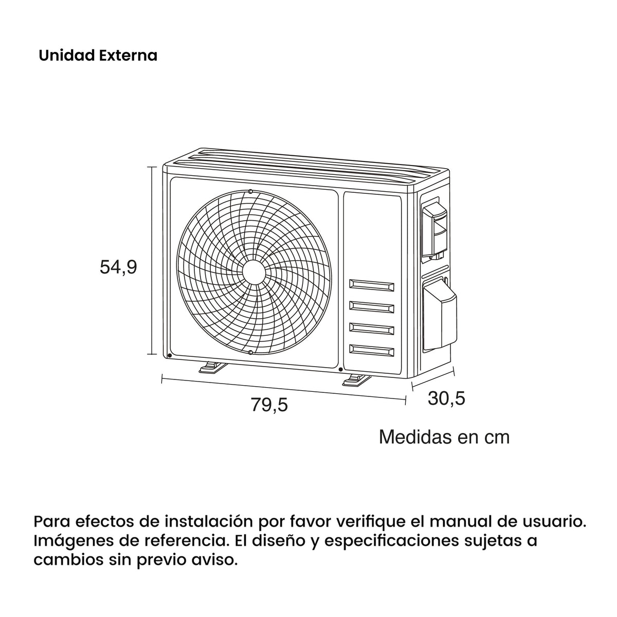 Aire acondicionado Challenger inverter blanco 115 V 12000 BTU 1160 W con temporizador