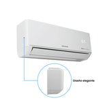 Aire acondicionado Challenger inverter blanco 220 V 12000 BTU 1110 W con temporizador