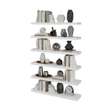 Set de 2 repisas flotantes shelf blancas en MDP 91.4 cm modernas