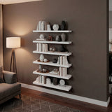 Set de 2 repisas flotantes shelf blancas en MDP 91.4 cm modernas