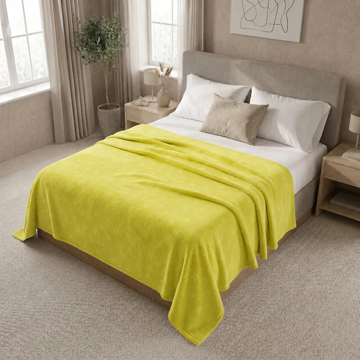Cobija Comfortsoft Mango Biche 180x200cm de Estrellas