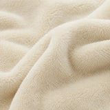Cobija Ovejera Beige 180x250cm Fondo Entero Térmica