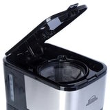 Cafetera eléctrica negra Home Elements 6 tazas 600 W con jarra de vidrio