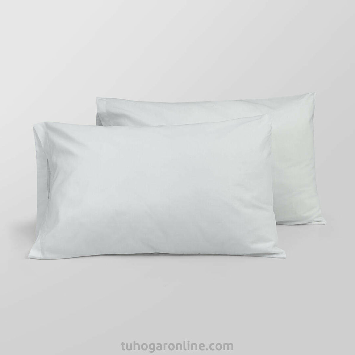 Set x 2 Fundas de Almohada Blanco 50x90cm Moderna