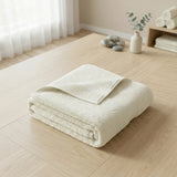 Toalla de manos blanco marfil Elegant 40x70 cm en algodón 400 gsm