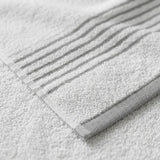 Toalla de cuerpo blanca Mediterráneo en algodón 70x130 cm 550 g