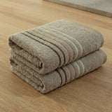 Toalla de cuerpo café Mediterráneo 70x130 cm en algodón 550 g