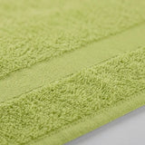 Toalla de manos verde claro Elegant en algodón 100 50x100 cm 400 gsm